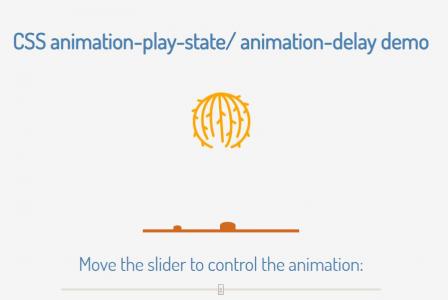 移动滑块来控制动画的弹跳风滚草