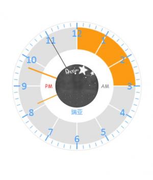 CSS3和jQuery实现简约型圆形时钟