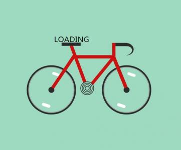 CSS3设计红色自行车Loading效果