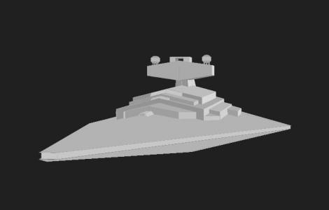 仅使用CSS制作3D动画帝国歼星舰