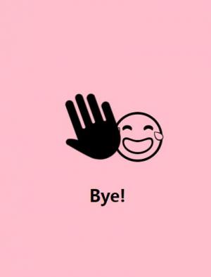 纯CSS动画制作Bye!手势和微笑表情