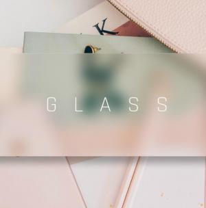 CSS磨砂玻璃背景设计的模糊卡片