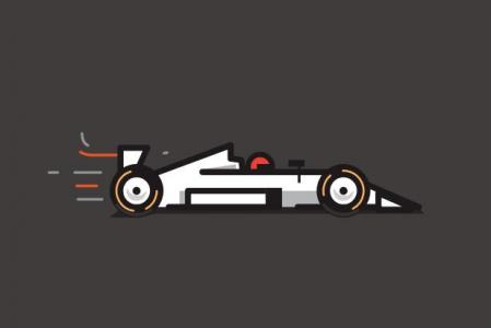 CSS限量版超音速赛车行驶动画场景
