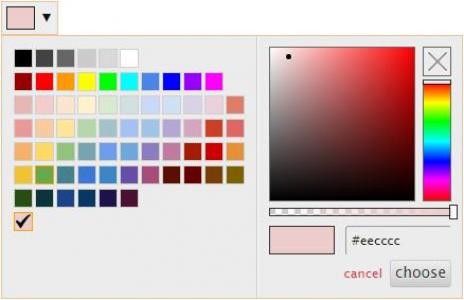 支持透明度选择jQuery颜色选取插件