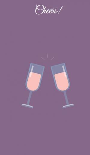 CSS简单绘图两只干杯香槟杯动画