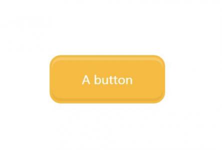 黄色圆角3D立体按钮按住状态变化