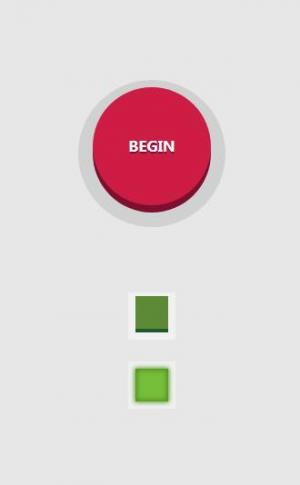 超酷3D立体红色圆形按钮和绿色按钮