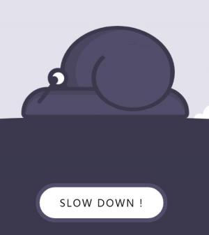 CSS圓角按鈕點擊以觀看最快的蝸牛