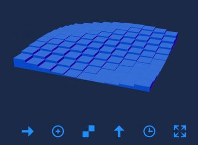 可复选框勾选设置的3D立方波动画