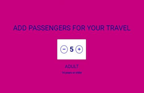 VueJs为您的旅行添加乘客功能交互