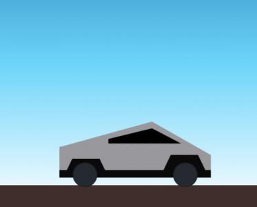 CSS中超酷炫的赛博卡车行驶动画