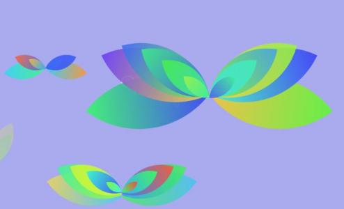 CSS3绘制一双双非常漂亮的翅膀动画