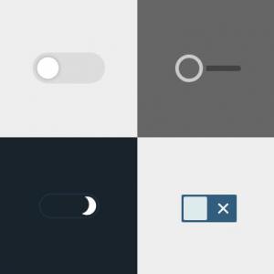 4种纯CSS3复选框开关按钮切换特效