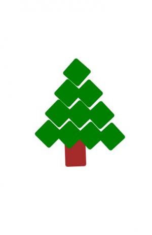 纯CSS3微风圣诞树摇摆动画特效