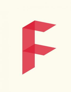 CSS3平面矩形动态切换成3D字母F标志
