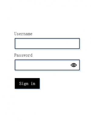含密码输入灯的HTML5用户登录表单