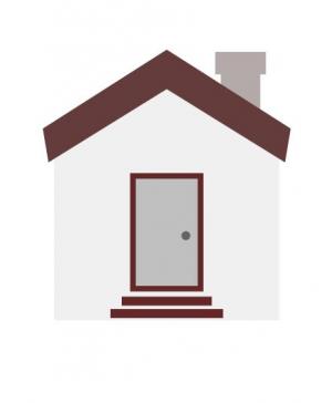 纯CSS3绘制简单的SVG卡通房子图像