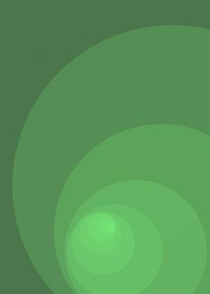 HTML/CSS绿色嵌套旋转圆形动画旋转