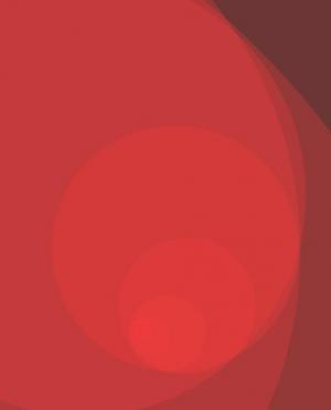 CSS红色嵌套旋转圆形动画效果
