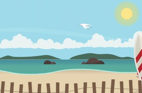 基于TweenMax的SVG海滩巡游动画设计
