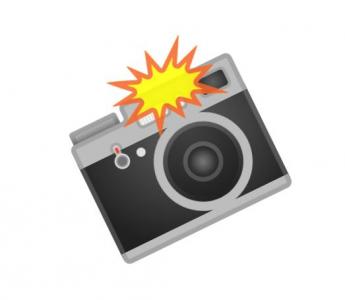 拍照带闪光效果的CSS3相机摇摆动画