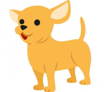 CSS3会摇尾巴的可爱小黄狗图像
