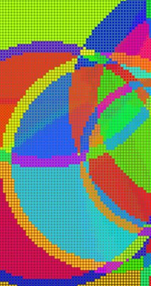 canvas鼠标点击产生彩色圆圈特效代码