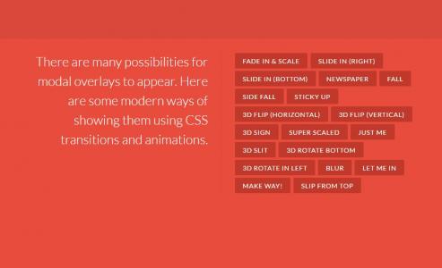 实用红色CSS3与jQuery自定义弹出窗口