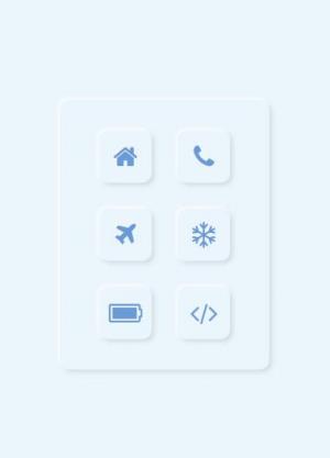 UI设计具有立体感的icon复选框按钮