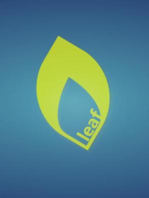 CSS UI设计与树叶形状相似Logo图标