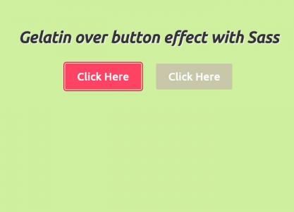 纯CSS3悬停动感弹性网页平面按钮