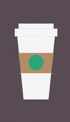 CSS3简单绘制星巴克咖啡杯图像