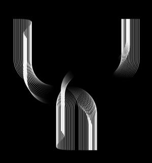 SVG超炫3D线性动画变换成X字母效果