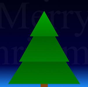 可自定义设置礼物的CSS圣诞快乐动画