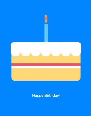 CSS3动画属性绘制的生日蛋糕