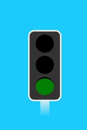 纯CSS3美式风格交通红绿灯示例动画