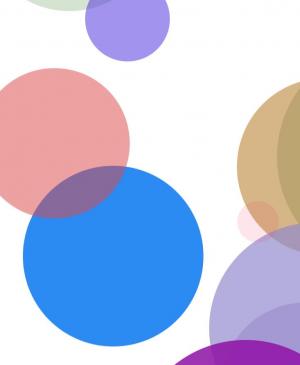 HTML/CSS彩色气泡升起动画背景