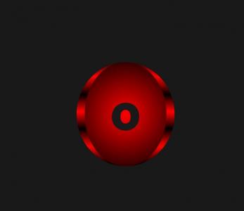 红色3D椭圆形CSS3按钮流边框特效