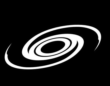 SVG NASA系外行星旋转星系图标动画