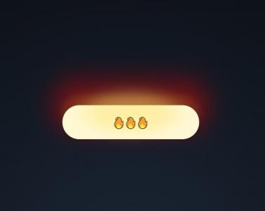 鼠标悬停产生火焰效果的CSS圆角按钮