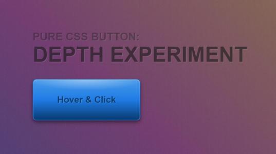 按鈕素材網頁設計大全純CSS3繪制3D圓角按鈕鼠標點擊狀態切換效果