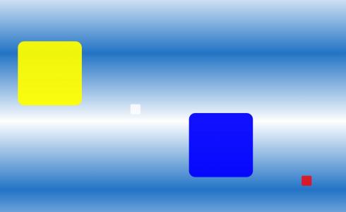 4种不同色彩正方形缩放动画效果