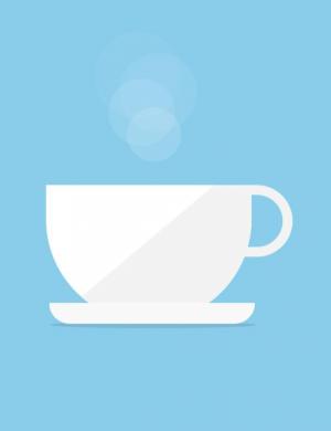 简单的HTML5 CSS热咖啡冒烟动画特效