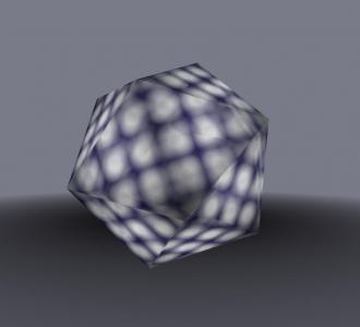二十面体纯CSS3几何体动画旋转