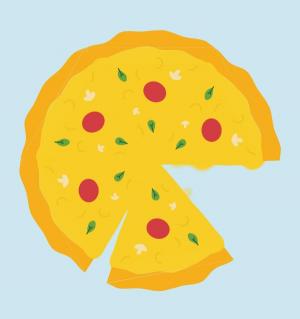 点击可自动切割的CSS3披萨