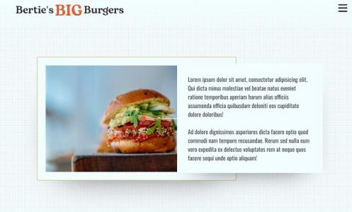 HTML5食品网站大导航风格样式设计