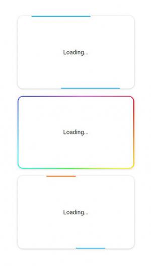3款纯CSS3简单动画边框Loading卡片