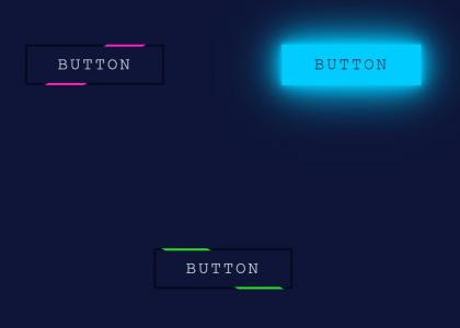 CSS3按钮光带和鼠标悬停发光效果