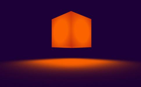 三维动画旋转展示CSS立方体发光效果