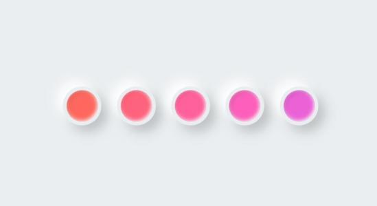 纯CSS3彩色点Loading加载器动画